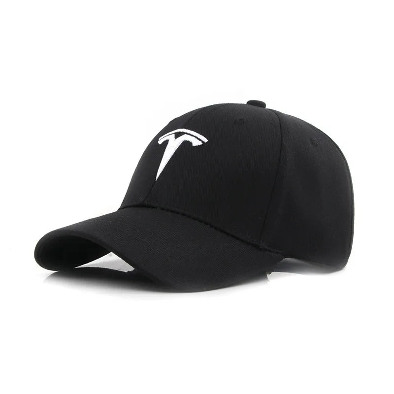 Premium Tesla Adjustable Baseball Cap – Outdoor Hat for Model 3, S, X, Y & Roadster Owners