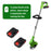 2-in-1 Cordless Electric Grass Trimmer & Lawn Edger – 650W Brushless Motor, 18,000 RPM, 24V Dual Battery Garden Cutter