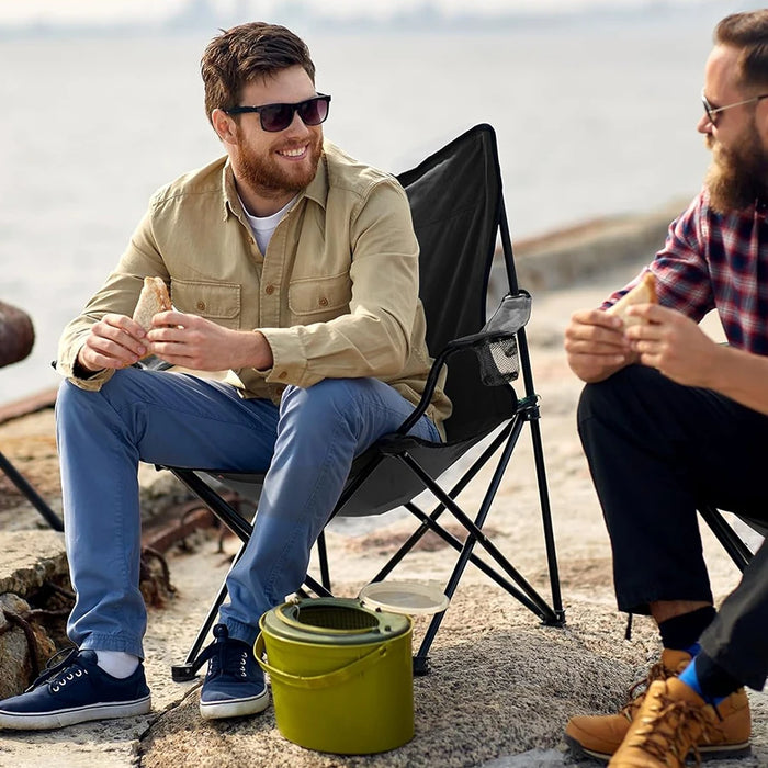 Foldable Camping Armchair – Portable Outdoor Chair for Fishing, Beach & Travel with Durable Frame