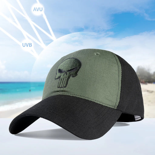 Jeep Tactical Baseball Cap Adjustable Snapback Military Skull Trucker Hat Hunting Fishing Outdoor Sports Sun Hats Men Women