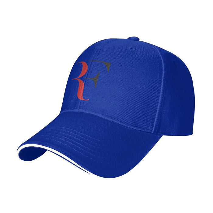 Roger Federer RF Adjustable Tennis Cap – Unisex Sports Baseball Hat for Men & Women