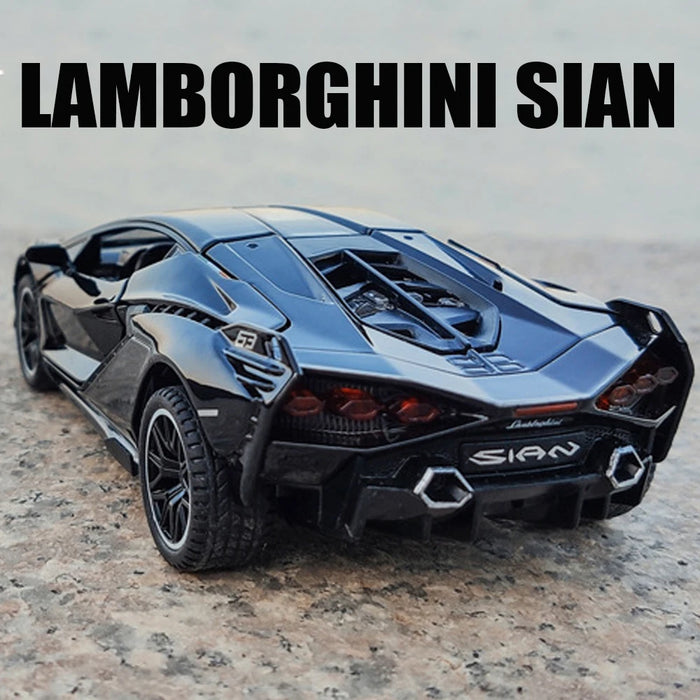 New 1:32 Alloy Lamborghinis SIAN Sport Car Model Diecast Sound Super Racing Collection Toy