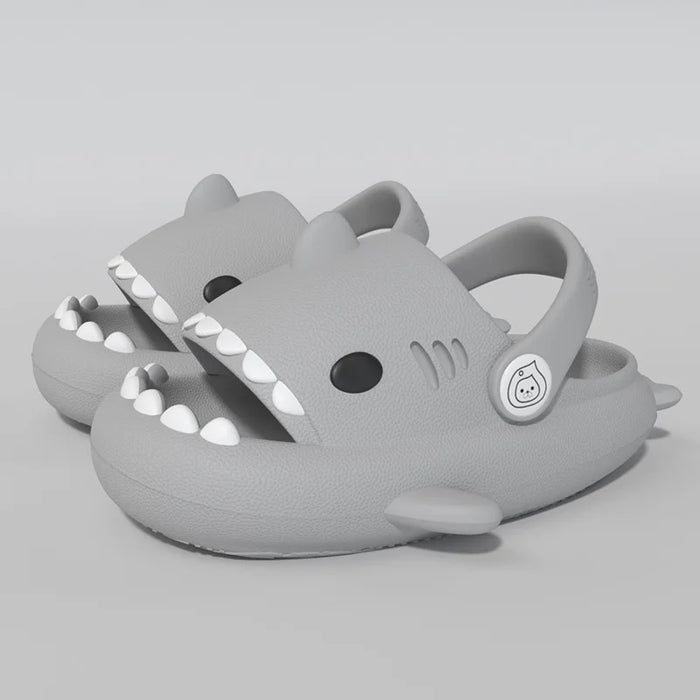 Children’s BAPE Shark Sandals – Kids Summer Slippers with Thick Soft Non-Slip Sole for Boys & Girls