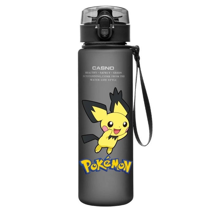 Pokemon Anime Portable Pikachu Cartoon Outdoor Sports Large Capacity Water Bottle