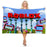 Roblox Children's Bath Towel Anti-sand Microfiber Beach Towel Picnic Cloth