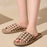 Luxury Designer Indoor Slippers – Soft Cotton, Lightweight & Anti-Slip Retro Home Slides for Ultimate Comfort