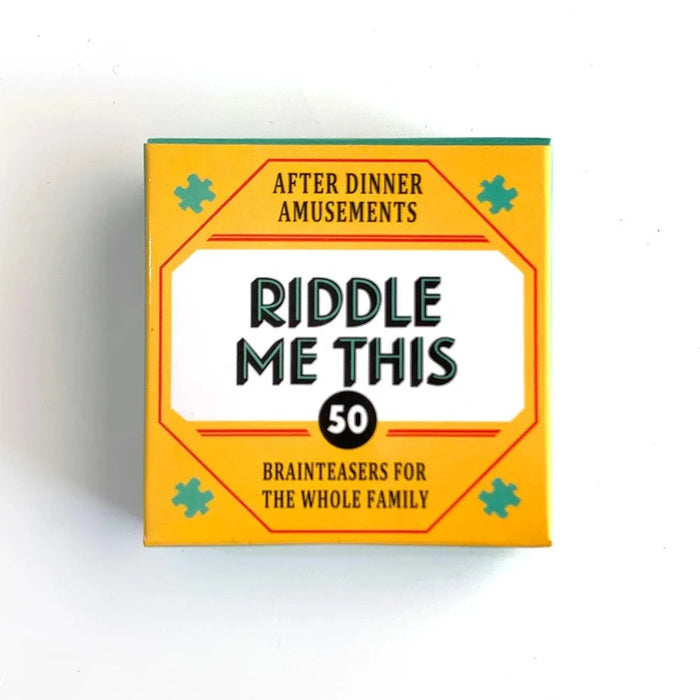 Riddle Me This – Mini Card Game | Fun Party & Travel Game for Friends, Drinking Nights, and Family Gatherings