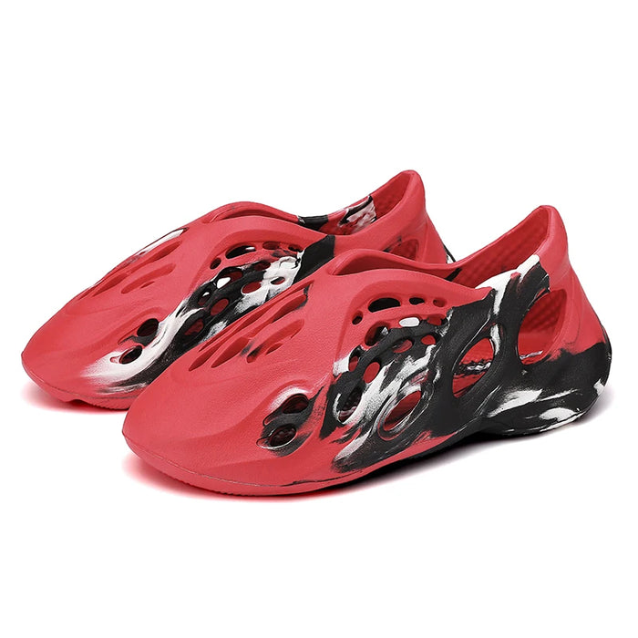 New YZY-Style Camouflage Foam Clogs – Men’s Non-Slip Cloud Runner Slides