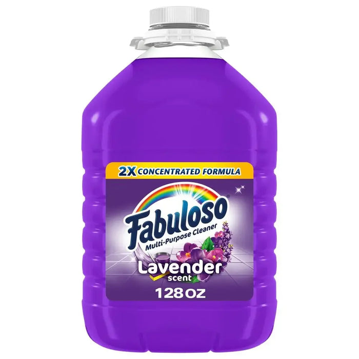 2X Concentrated Lavender Multi-Purpose Cleaner & Floor Cleaner 128 fl oz Long-lasting Freshness Cuts Through Grease & Grime