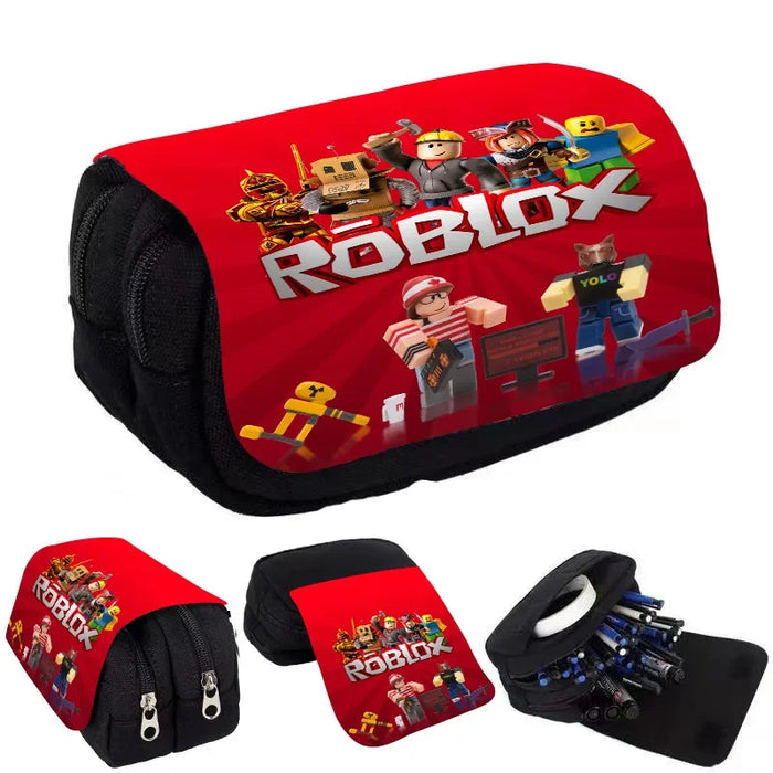 Roblox Three-piece Set of School Bag Game Backpack