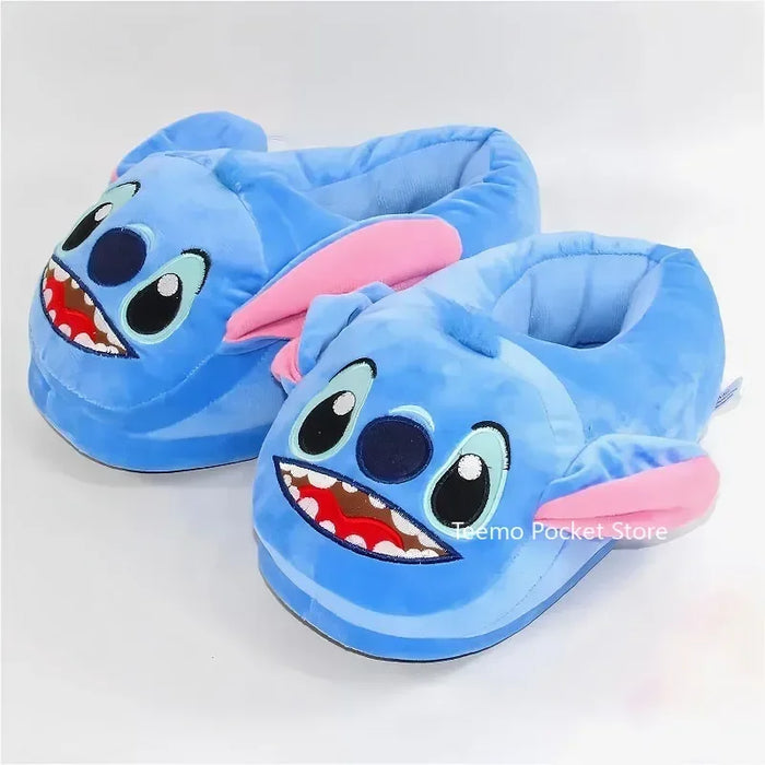 Disney Lilo & Stitch Cotton Slippers – Warm Winter Indoor House Shoes, Christmas Gift