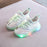 YZY-Style Kids LED Light-Up Breathable Luminous Sport Shoes for Boys & Girls, Toddler Glowing Running Sneakers