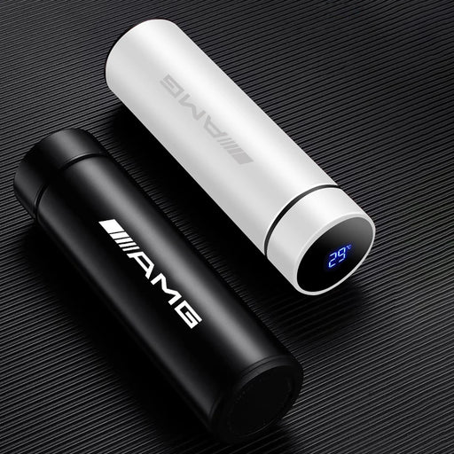 500ml AMG Insulated Car Thermos Mug – Stainless Steel Hot &amp; Cold Travel Cup for Coffee, Tea &amp; Water