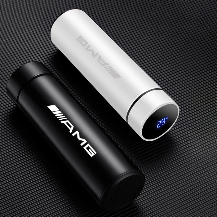 500ml AMG Insulated Car Thermos Mug – Stainless Steel Hot &amp; Cold Travel Cup for Coffee, Tea &amp; Water