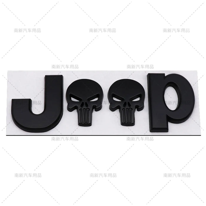 Jeep 3D Metal Emblem Badge Auto Car Stickers Accessories For Jeep Cherokee Wrangler Liberty Compass Car Styling