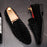 Luxury Brand Men's Fashion Rivets Loafers Handmade Shoes