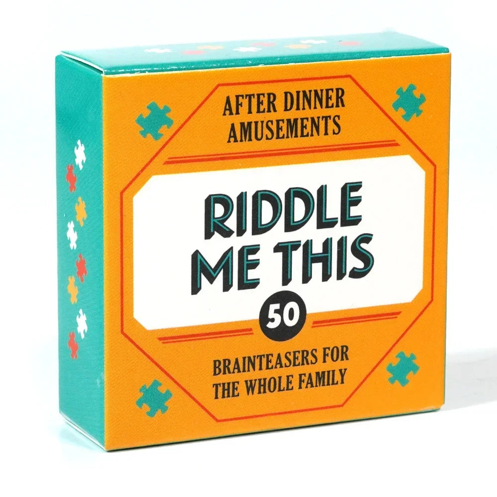 Riddle Me This – Mini Card Game | Fun Party & Travel Game for Friends, Drinking Nights, and Family Gatherings