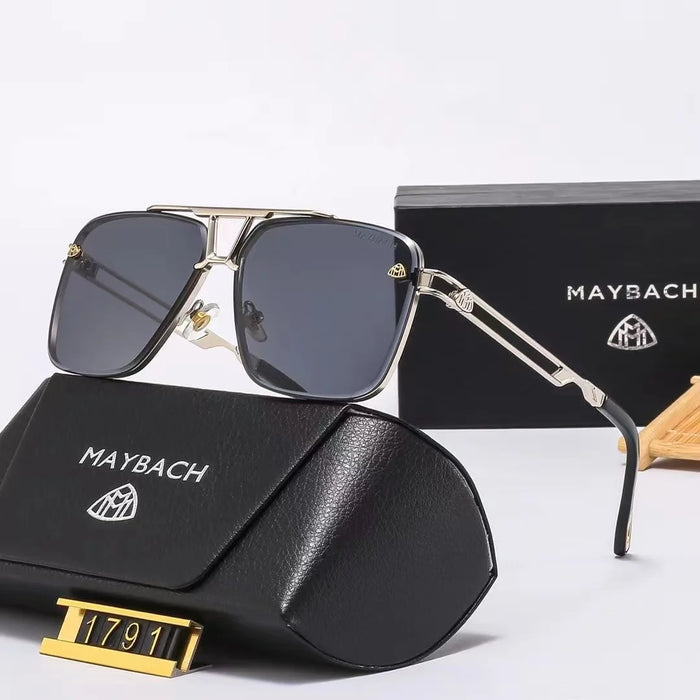 Maybach-Inspired Luxury Polarized Sunglasses – UV400 Anti-Glare Unisex Driving Glasses for Men & Women