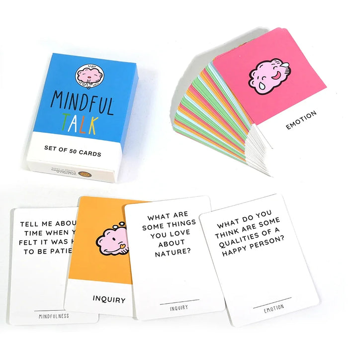 Mindfulness Dialogue Game Cards – Communication & Emotional Learning Deck for Kids, Parents, and Schools