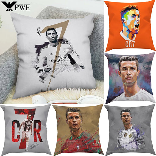 CR7 Cristiano Ronaldo Decorative Pillowcases Cushions Home Decor Car Decoration Cushion