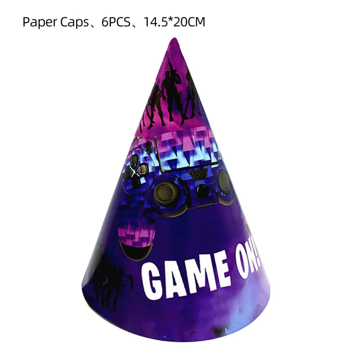 BattleFest™ Fortnite Party Set – Llama Theme Plates & Cups for Boys’ Birthday Decorations