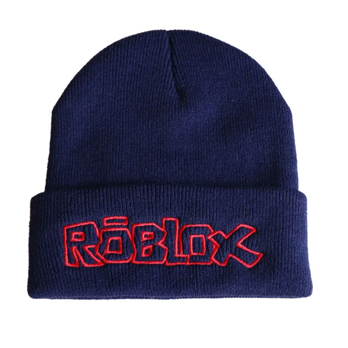 BlockBeanie™ Cartoon Knit Hat – Roblox-Inspired Unisex Cap for Kids, Teens & Gamers