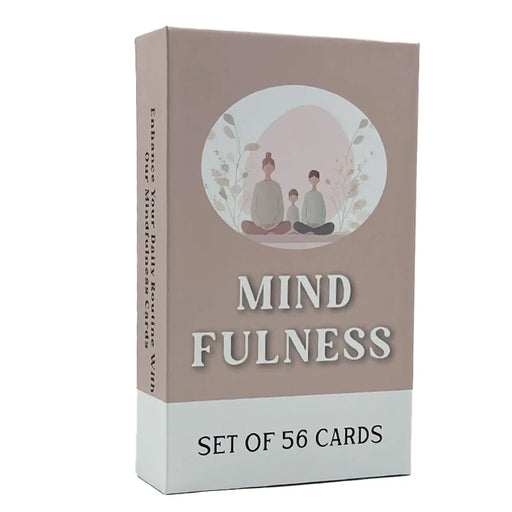 Mindfulness & Self-Care Card Deck – 56 Relaxation & Stress Relief Cards (12x7 cm)