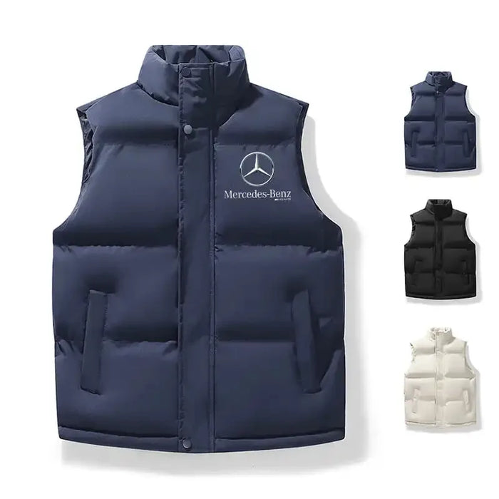Mercedes-Benz™ Men’s Winter Short Down Jacket – Thickened, Warm, Stylish Luxury Outerwear