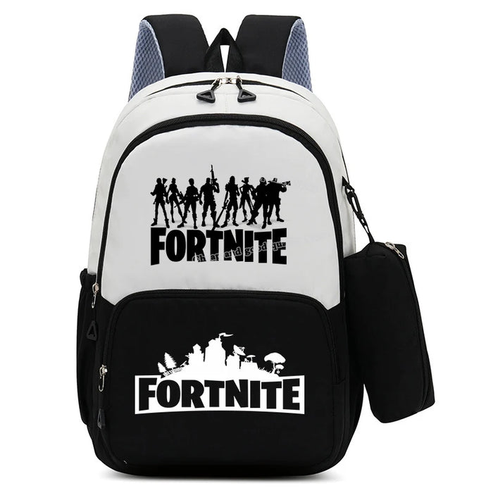 Fortnite™ 2-Piece Backpack & Pencil Case Set – Gamer Rucksack & Stationery Pouch for Students & Teens