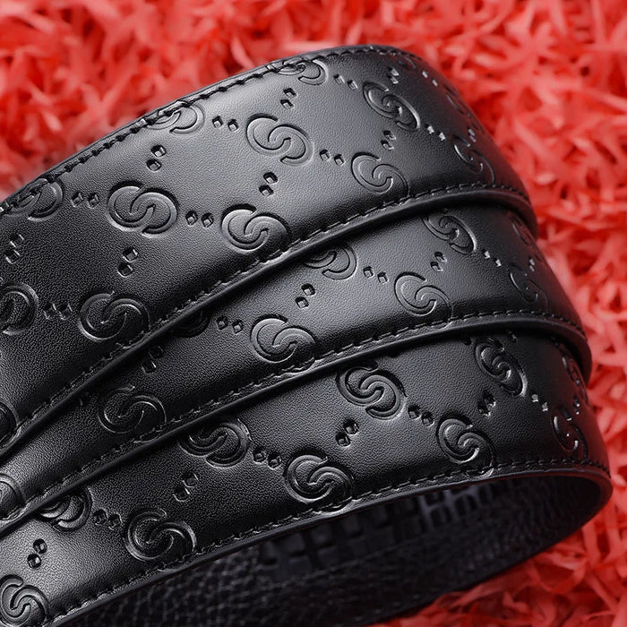 GoBliss™ Men’s Leather Belt – Soft Premium Leather with Luxury Alloy Buckle for Suits & Jeans