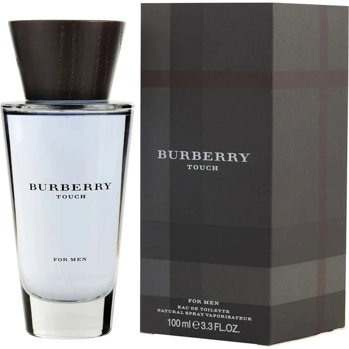 Burberry Touch for Men Eau de Toilette Spray – Fresh Woody Fragrance, 100ml