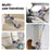 Cordless Vacuum Cleaner – 40Kpa Powerful Suction, 55-Min Runtime, Touchscreen Control, Lightweight Wireless Stick Vacuum for Pet Hair & Carpets