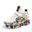 Kids Graffiti Sports Sneakers – Boys & Girls Cartoon Pattern Casual Athletic Shoes, Size 26–36