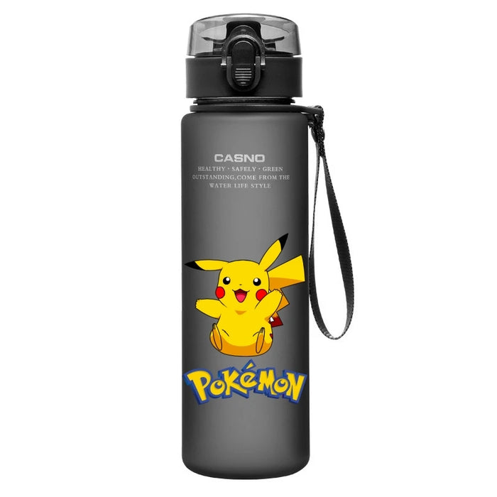 Pokemon Anime Portable Pikachu Cartoon Outdoor Sports Large Capacity Water Bottle