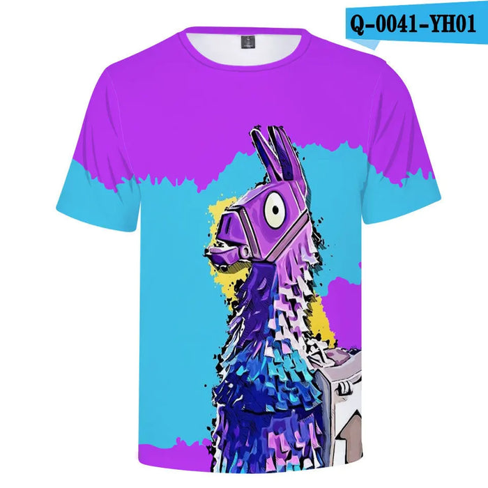 Fortnite Graphic T-Shirt for Men & Kids – Short Sleeve Summer Tee, Unisex Gamer Top