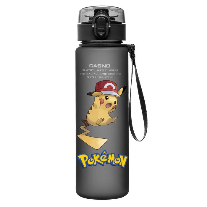 Pokemon Anime Portable Pikachu Cartoon Outdoor Sports Large Capacity Water Bottle