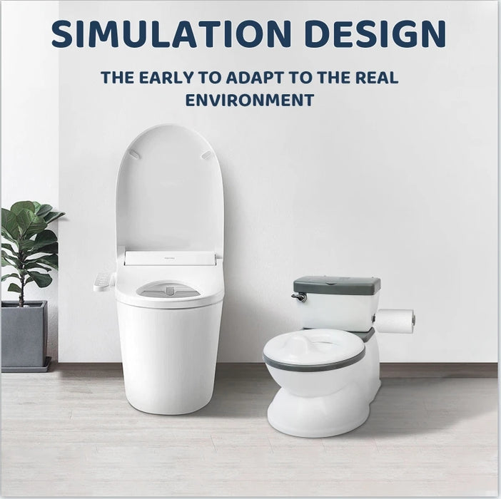 Children's Potty Toilet Training Seat Removable Portable for Toddlers and Children Easy to Clean and Assemble Household Toilet