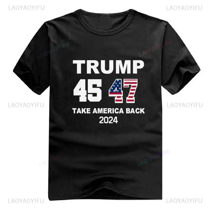 Trump 45 47 2024 MAGA Take America Back T-shirt