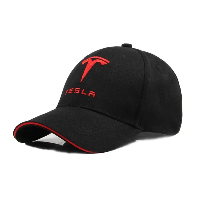 Tesla Snapback Cap – Premium Adjustable Baseball Hat for Model 3, Y, S, X, Roadster & Cybertruck Fans | Unisex Casual Racing Hat