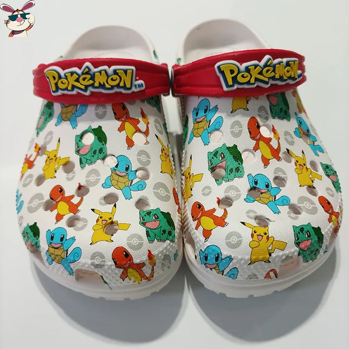 Pokémon Pikachu Kids’ Sandals – Summer Croc-Style Beach Slippers