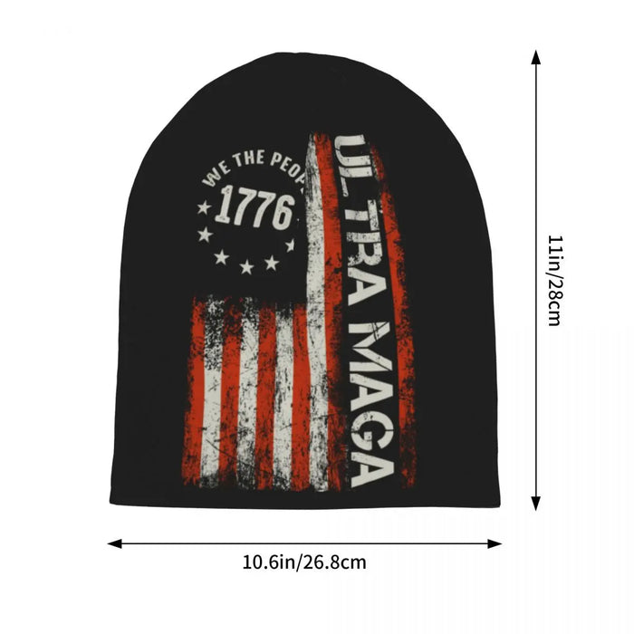 Trump Ultra MAGA American Flag Bonnet Hats