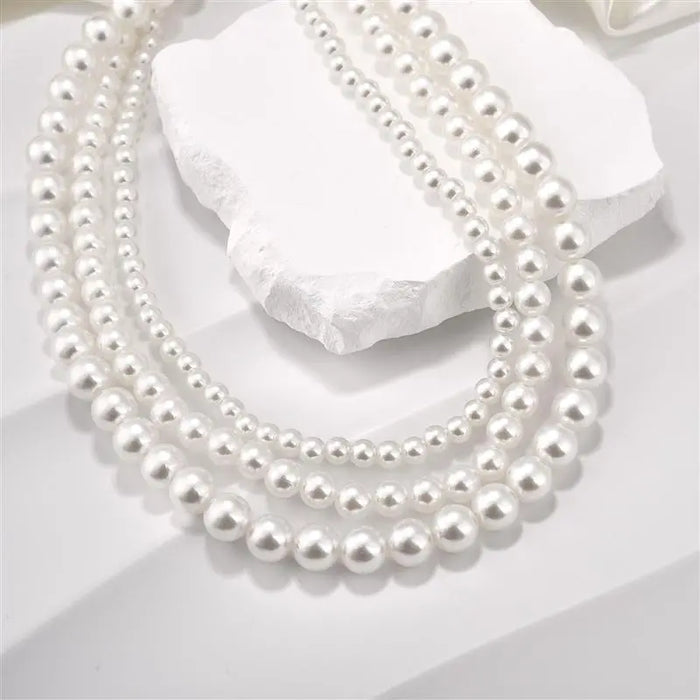 New Pearl Necklace For Men Handmade Necklace