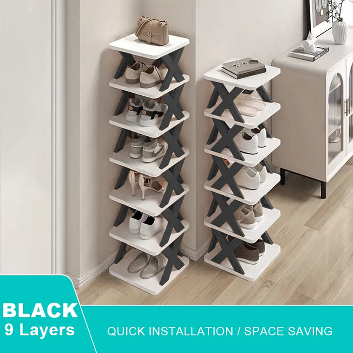 Shoe Rack Storage Organizer Detachable Shoe Racks Family Household Rack Multi Layer Simple Shoes Shelf Color Cabinet