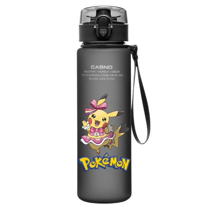 Pokemon Anime Portable Pikachu Cartoon Outdoor Sports Large Capacity Water Bottle