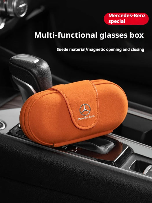 Mercedes-Benz™ Visor Glasses Case – Premium Sunglasses Holder for Mercedes-Benz A/C/E/V/GLC/ML/SLK/GLK & More