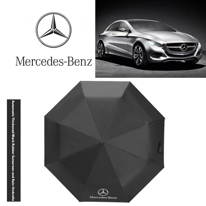 For Mercedes-Benz A C E S V Class AMG Sprinter GLC ML SLK SL Vito CLS GLA GLK Car Automatic Folding Windproof Sunshade Umbrella