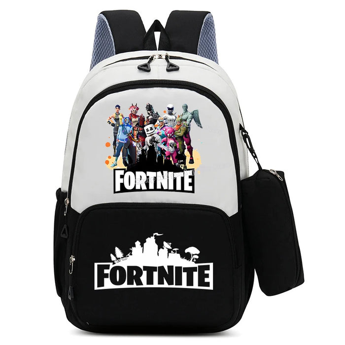 Fortnite™ 2-Piece Backpack & Pencil Case Set – Gamer Rucksack & Stationery Pouch for Students & Teens
