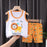 2PCS Kids Summer Outfit Set – Cotton Sleeveless Tank Top & Shorts for Boys and Girls