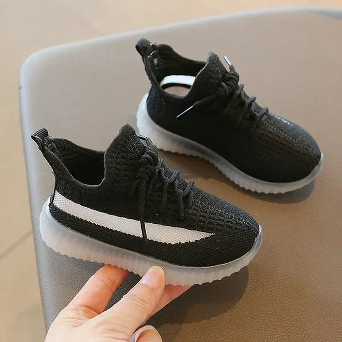 Children’s Yeezy Sneakers – Boys’ & Girls’ Mesh Soft Sole Trainers