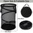Mesh Popup Laundry Hamper Collapsible Laundry Basket Extra Large Capacity Foldable Clothing Storage Basket with Handles
